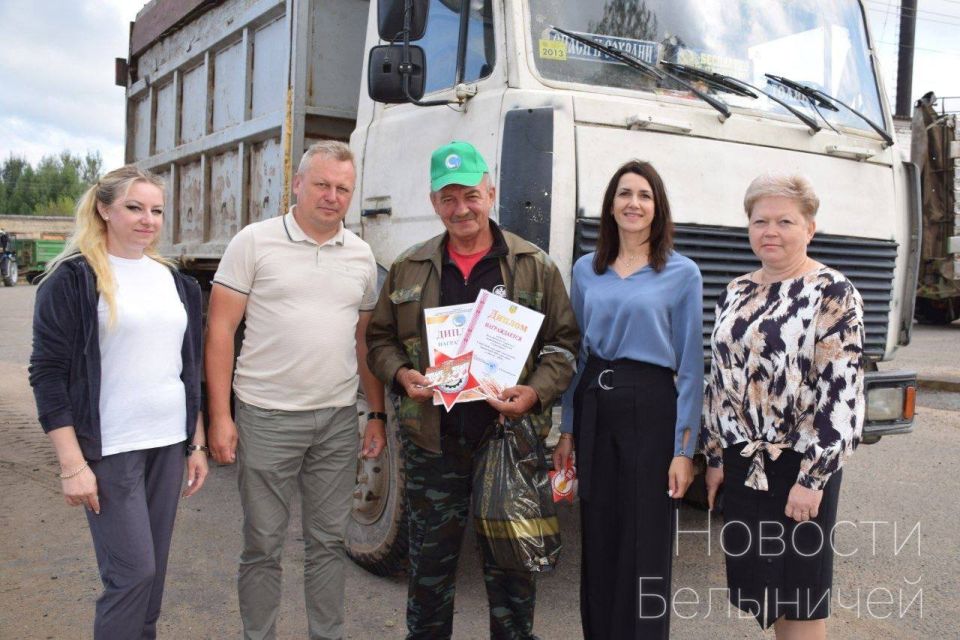 Два водителя-«тысячника» определились на жатве в Белыничском районе.