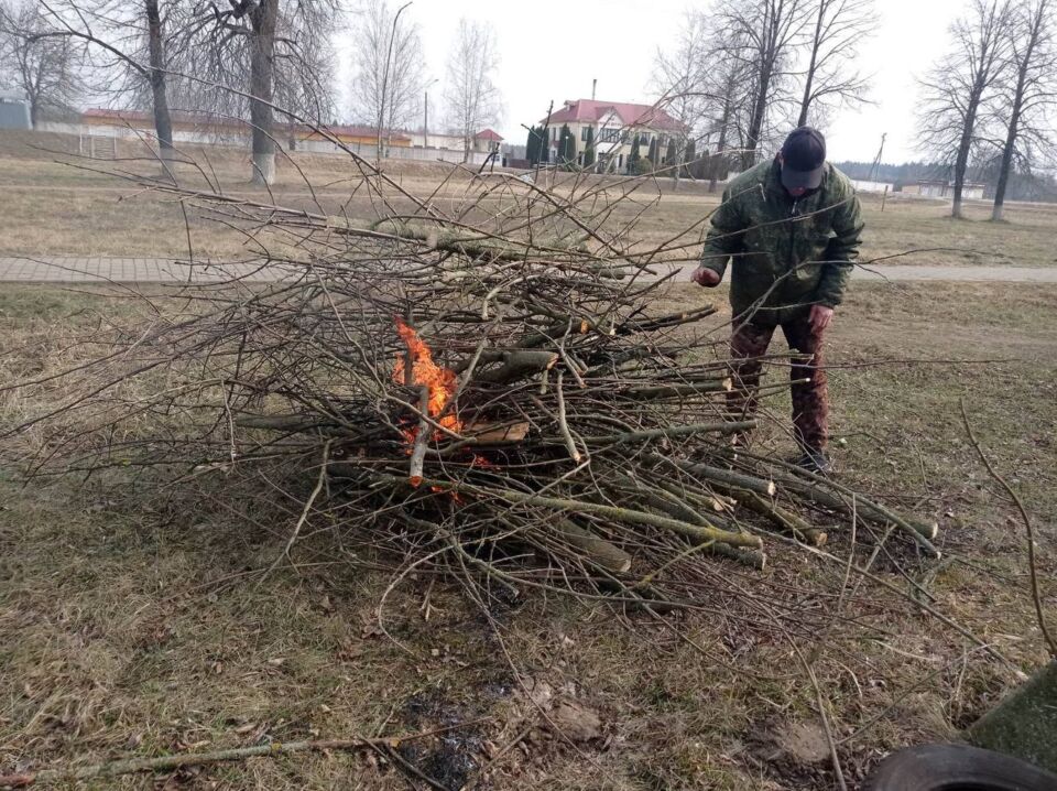 Жители Белыничского района активно подключаются к работам по благоустройству